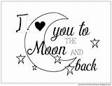 Moon Coloring Back Pages Valentine Valentines Adult Cute Overflows Cup Choose Board Quote Drawing Divyajanani sketch template