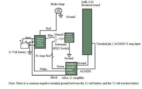 wiring diagram  brake control  scientific diagram