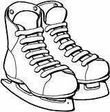Ice Coloring Skates Categories sketch template