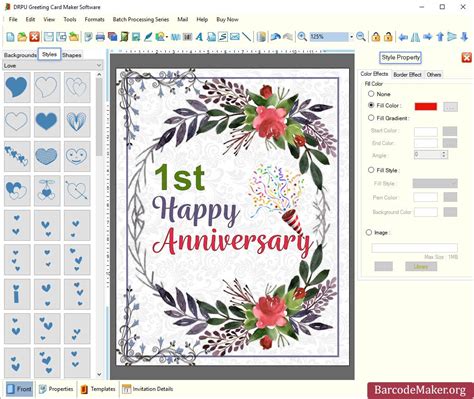 greeting card maker software screenshots valentine day christmas cards