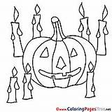Coloring Halloween Pages Candles Pumpking Hits sketch template