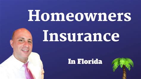 homeowners insurance  florida youtube