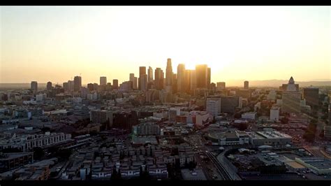 los angeles drone shot youtube