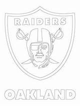 Raiders Logo Oakland Coloring Pages Drawing Nfl Stencils Logos Printable Football Getcolorings Stencil Helmet Pumpkin 49ers Francisco San Drawings Color sketch template