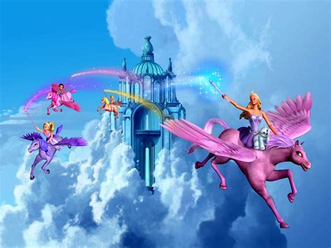 barbie magic   pegasus barbie princess wallpaper  fanpop