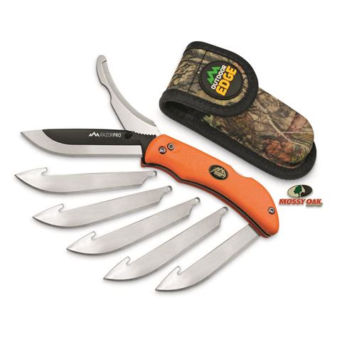 outdoor edge razor pro folding knife  field care knives  sportsmans guide