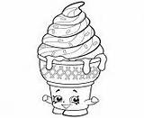 Shopkins Coloring Pages Season Printable Ice Cream Print Colouring Book sketch template