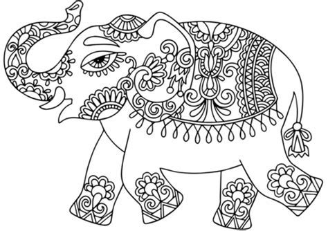 coloring pages animals india coloring page blog
