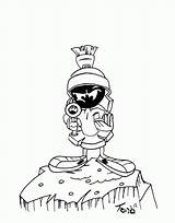 Marvin Martian Coloring Pages Coloringhome Marciano El Looney Tunes Colouring Adult Getcolorings Characters Printable Library Clipart Popular Comments Related sketch template
