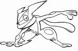 Greninja Kleurplaat Amphinobi Friamente Baixar Pokémon Coloringhome Kleurplaten Cartoni Categorias Animados sketch template