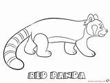 Panda Red Coloring Pages Walking Printable Kids Adults sketch template