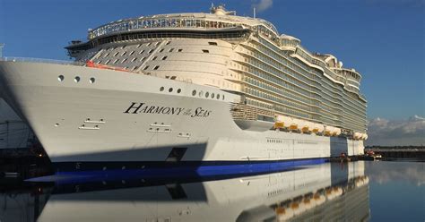largest cruise ship  sets sail  inaugural voyage