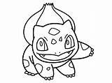 Bulbasaur Pokemon Pages Coloring Color Cartoons Print Online sketch template