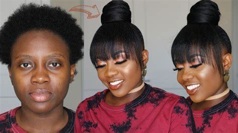 Black Girl Bun Hairstyles With Bangs Catawba Valley