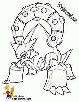 Volcanion Genesect sketch template
