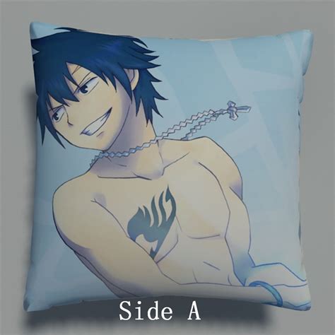 new fairy tail gray anime two side pillowcases hugging pillow cushion