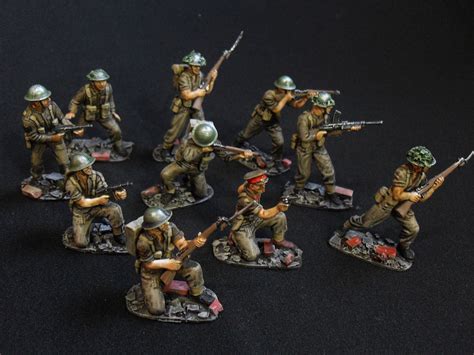 airfix conversions  professionally painted british infantry mm
