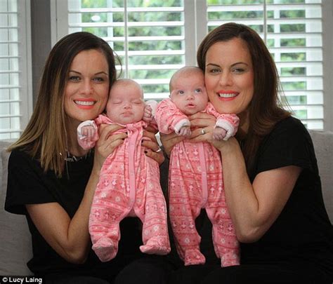 identical twin defies the odds to give birth to her own set of twin