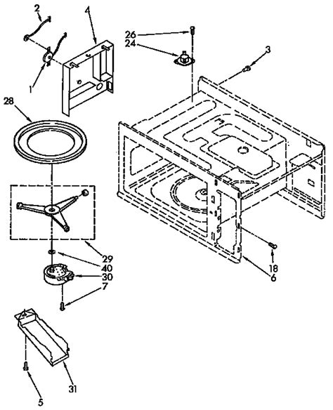 kitchenaid microwave parts model kcmsysb sears partsdirect