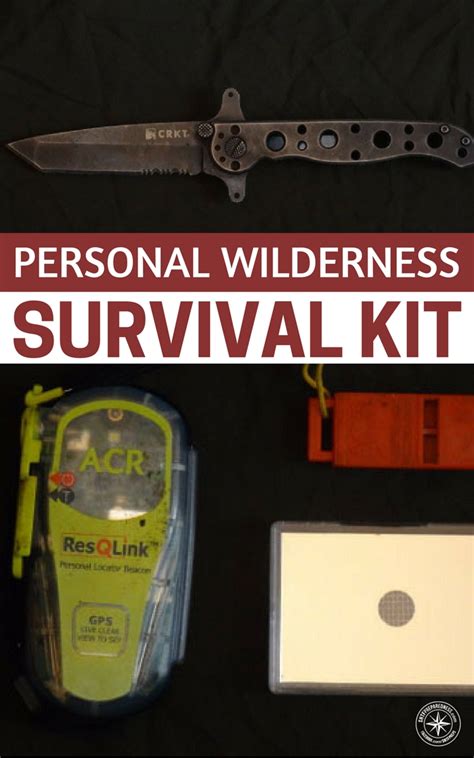 personal wilderness survival kit  pros