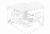 Interieur Coloriage Livingroom Intrieur Telecharger Sheets sketch template