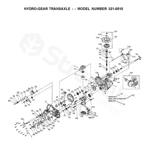 transaxle   hydro gear oem transmission  pump home lawn mowers home garden