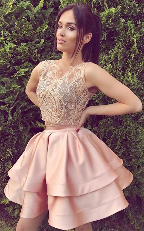 Top 37 Two Piece Short Homecoming Dresses Are Going Viral