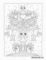 Coloriage Chouette Malvorlagen Yoshi Muster Edwina Hibou Owls Frisch Namee Birijus Ornamental Ausmalbilder Vorlagen Malbuch Paisley sketch template