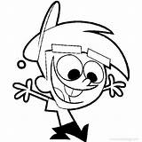 Fairly Oddparents Timmy Turner Xcolorings Cosmo Wanda Odd sketch template