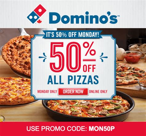 dominos pizza canada offers today save    pizzas  menu price  promo code