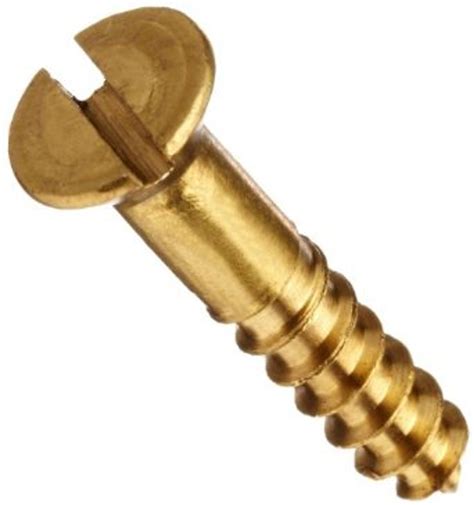 Flat Slotted Brass Wood Screws 114024 Aft Fasteners
