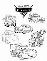 Coloring Pages Disney Cars Movie Kids Book Cartoon Mickey Mouse Color Covers Print Books sketch template