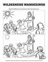 Wilderness Moses Lessons Jericho Acts Sharefaith sketch template