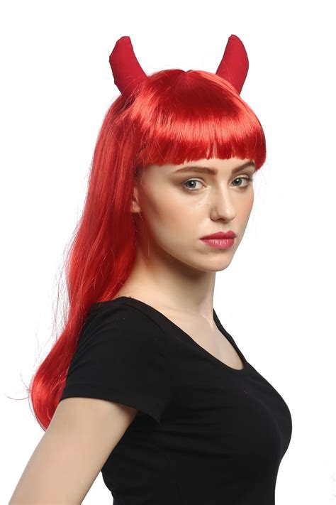 90897 Za13 Lady Party Wig Halloween Retro Vintage Pin Up