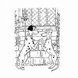 Dalmatians Coloring sketch template