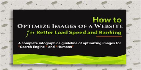 website images optimization infographic