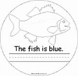Blue Color Book Colors Enchantedlearning Things Fish Readers Early Books sketch template