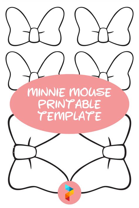 minnie mouse printable template     printablee