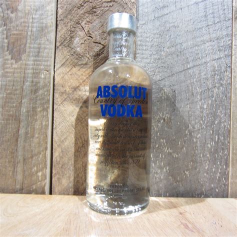 absolut vodka ml  size btl oak  barrel