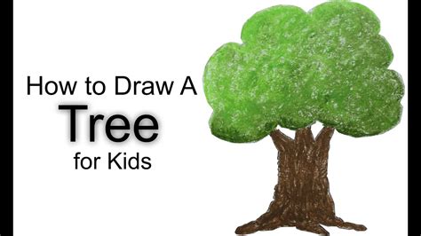 draw  tree  kids youtube