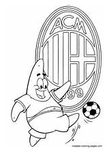 Soccer Ac Coloring Pages Milan Patrick Spongebob Star Maatjes Playing Fc Madrid Real Manchester United Logo Print Browser Window Barcelona sketch template