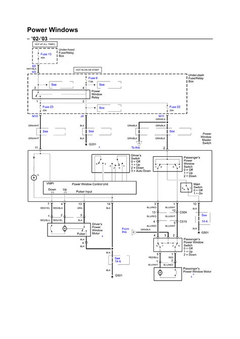 civic power window wiring diagram