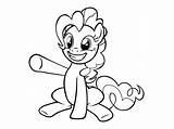 Pony Poney Pinkie Gratuit Colorier Coloriages Rigole Rarity Pinki Poneys Equestria Frais Fois Imprimé Poni sketch template