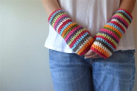 cozy crocheted fingerless mitten patterns