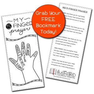 finger prayer illustrated ministry