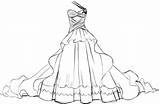 Robe Facile Dessiner Une Comment Dress Manga Coloriage Croquis Pages Coloring Search Dresses A4 Wedding sketch template