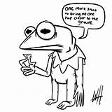 Frog Kermit Coloringpages234 sketch template