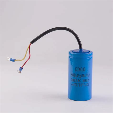 starting capacitor  wires cd uf  heavy duty electric motor starting capacitors