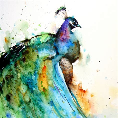simply creative watercolor animals paintings  dean crouser