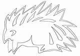Porcupine Coloring Pages sketch template